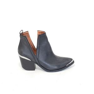 Jeffrey Campbell Cromwell Cut Out Booties Distress